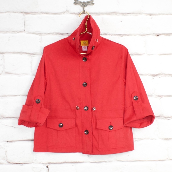 Ruby Rd. Jackets & Blazers - Ruby Rd. Red Light Fall Spring Jacket Size 10
